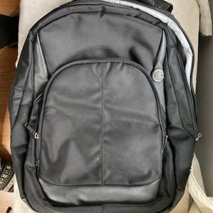 Black laptop backpack